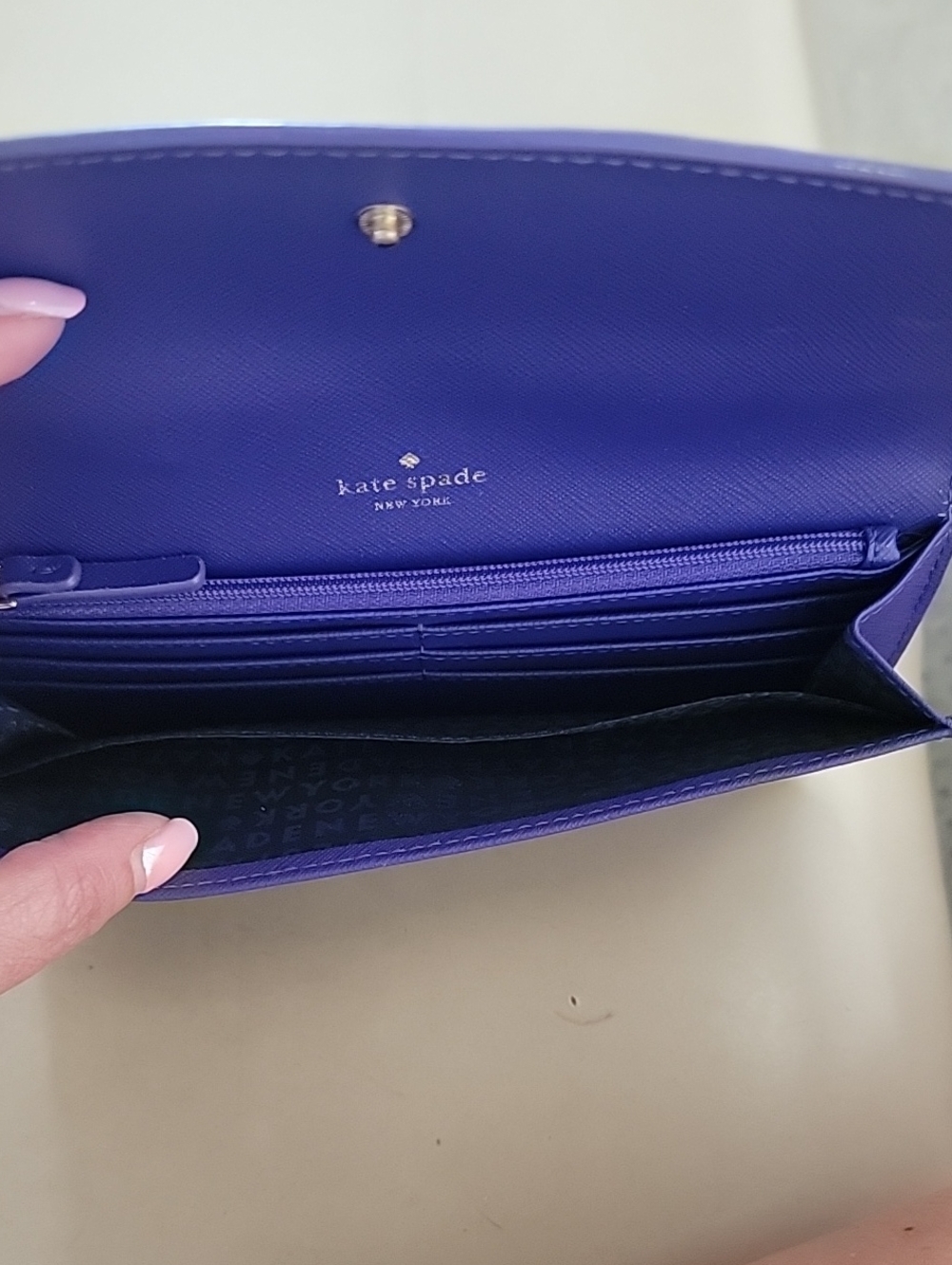 kate spade New York Warm And Fuzzy Monster Liana Wallet - Picture 9 of 11
